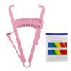 ALLZZY Personal Body Fat Caliper Skin Analyzer with Measurement Charts, Fitness Body Fat Monitor (Color: Other) view 2