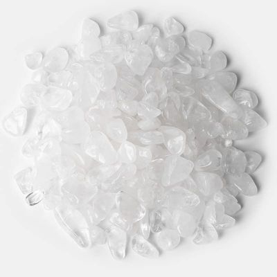 HZLXF1 59 mm Natural Crystal Gravel, Labradorite, Agate Ore Chips for Aquarium, Stone Home Decor DIY (Color: No. 30 White Quartz, Size: 50 g)