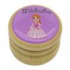 GICO Baby Tooth Box, Wooden, Screw-Top Lid, 44 mm, Princess view 1