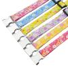Senristar Personalized Floral Dog Collar with Name and Engraved Buckle view 4