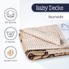 Julius Zöllner Jacquard Cuddle Cotton Blanket | 75 x 100 cm | Made in Germany | 100% Cotton | OEKO-TEX Standard 100 | Sleepy Bear view 2
