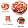 Women's Strawberry Period Product Storage Bag with Zipper view 3