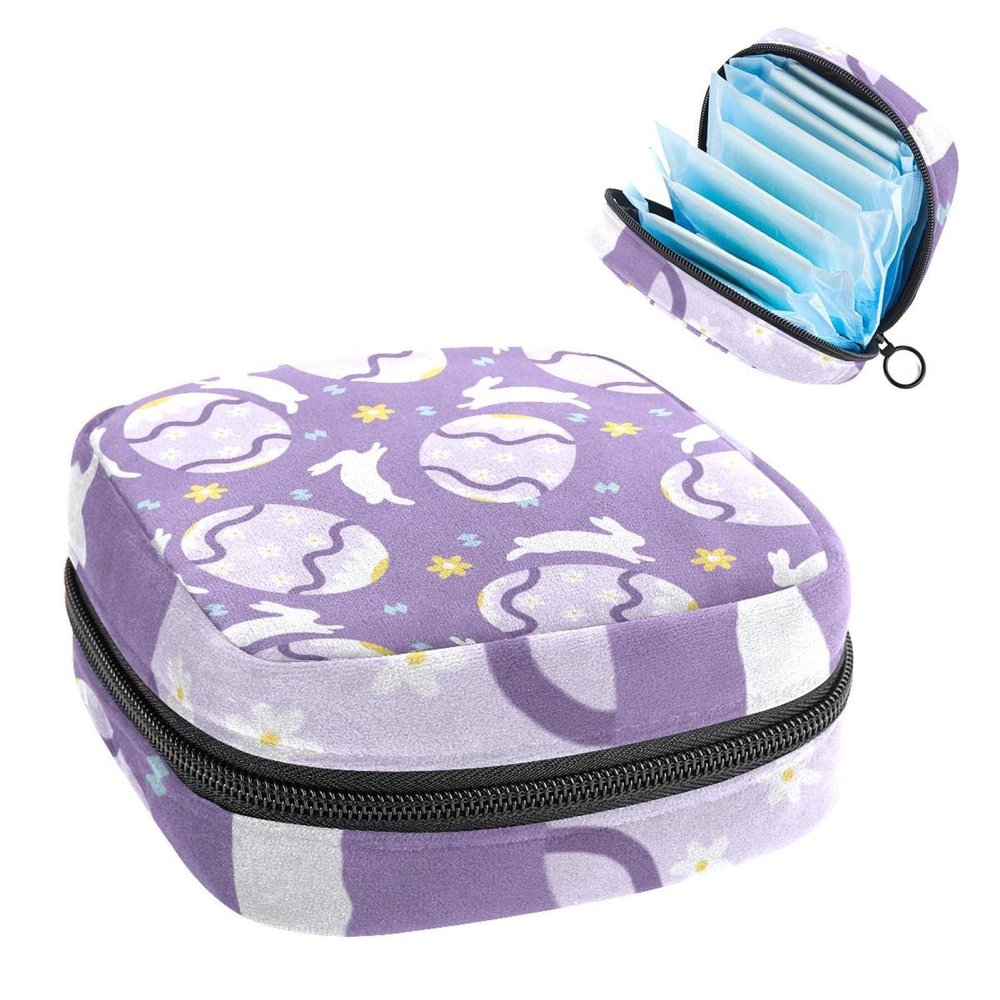 Women's Menstrual Product Storage Bag with Zipper