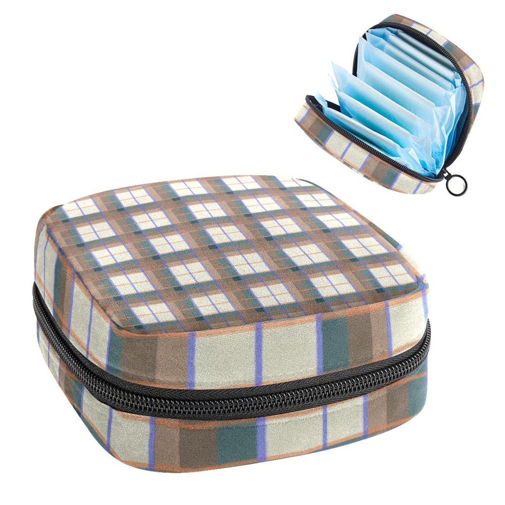 Portable Menstrual Product Storage Bag with Zipper