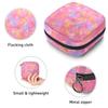 Women's Period Product Storage Pouch with Zipper, Abstract Pattern view 3