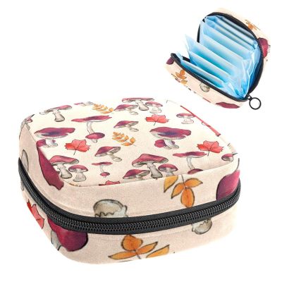 Portable Menstrual Product Storage Bag with Zipper