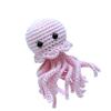 Small Light Pink Crocheted Cotton Yarn Jellyfish view 1