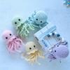 Small Light Pink Crocheted Cotton Yarn Jellyfish view 4