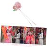 Pearl Hair Clip with Jade Bead and Side Clip for Women view 2