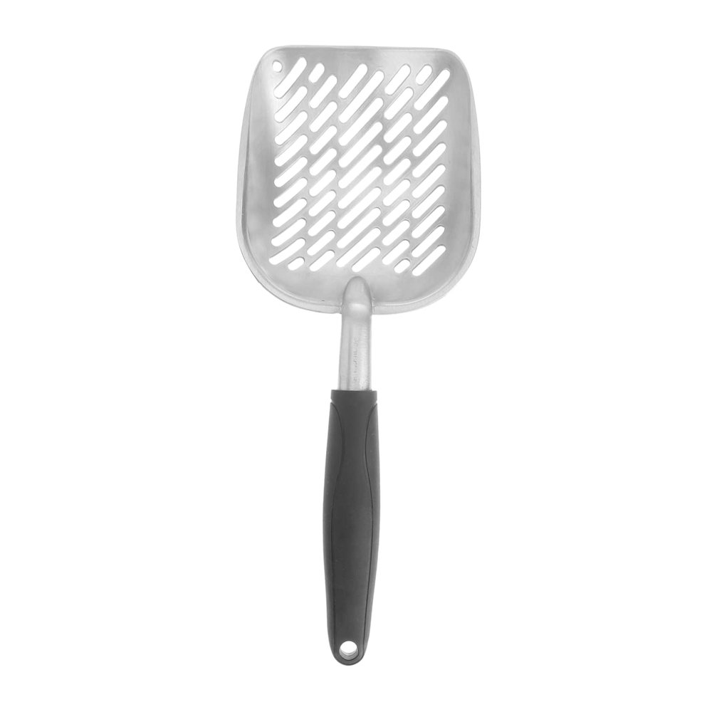 Mipcase Long-Handle Metal Litter Scoop for Cats and Dogs, Blue
