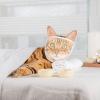 Cat Face Shield | Transparent Cat Care Snout with Ventilation - Cotton Face Protection for Pets Comfortable and Adjustable Cover for Jildouf view 2