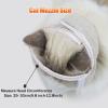 Cat Face Shield | Transparent Cat Care Snout with Ventilation - Cotton Face Protection for Pets Comfortable and Adjustable Cover for Jildouf view 4
