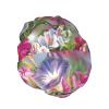 Floral Hummingbirds Reusable Waterproof Washable Adjustable Shower Cap for Women with All Hair Lengths view 2
