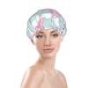 Flamingo Reusable Waterproof Adjustable Shower Cap for Women view 3