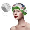 Dog with Sunglasses Shower Cap, Reusable, Waterproof, Washable, Adjustable view 4
