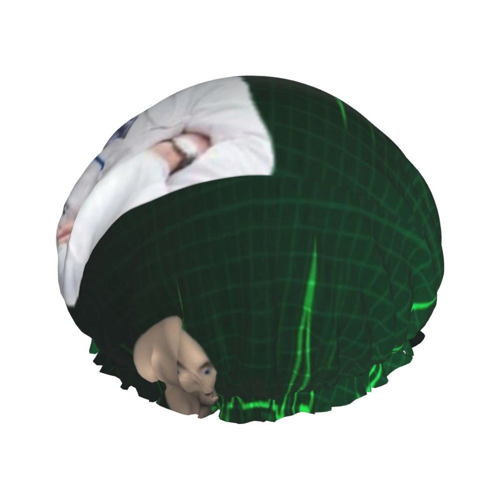 Helth Reusable Waterproof Washable Adjustable Shower Cap for Women, All Hair Lengths
