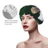 Helth Reusable Waterproof Washable Adjustable Shower Cap for Women, All Hair Lengths view 4