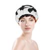Japanese Kanji Turtle Kame Double-Layer Waterproof Shower Cap for Women view 3