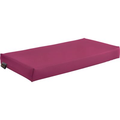 pader medi.tech Orthopedic Relief Cushion, Positioning Cushion 50 x 25 x 5 cm | Disc Cushion, Wedge Cushion, Leg Positioning Cushion with Firm Foam Core (13 Berry)