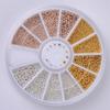 HAVLOC Small Irregular Mixed-Color Pearl Rhinestones for 3D Nail Art view 1