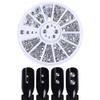 HAVLOC Small Irregular Mixed-Color Pearl Rhinestones for 3D Nail Art view 2