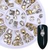 HAVLOC Small Irregular Mixed-Color Pearl Rhinestones for 3D Nail Art view 3