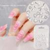 HAVLOC 3D Heart Nail Art Stickers, Clear Acrylic Hearts for Nails view 2