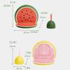 SUNESA Fully Enclosed Watermelon-Shaped Cat Litter Box with Scoop, Drawer Style (Color A) view 2