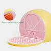 SUNESA Fully Enclosed Watermelon-Shaped Cat Litter Box with Scoop, Drawer Style (Color A) view 3