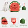 SUNESA Fully Enclosed Watermelon-Shaped Cat Litter Box with Scoop, Drawer Style (Color A) view 4