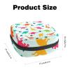 Women's Period Product Storage Bag, Large Capacity, Dinosaur Footprint Pattern view 2