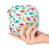 Women's Period Product Storage Bag, Large Capacity, Dinosaur Footprint Pattern view 4