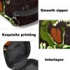 Angry Tyrannosaurus Head Period Pad Storage Bag for Women and Girls view 3