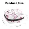 Period Pad Storage Bag for Women, Large Capacity, Paris Eiffel Tower Pattern view 2