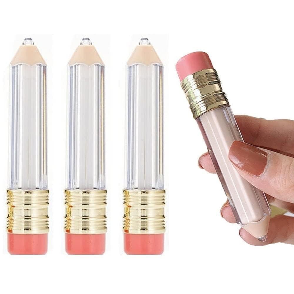 Lipfer 4-Piece Pencil-Shaped Empty Lip Gloss Tubes
