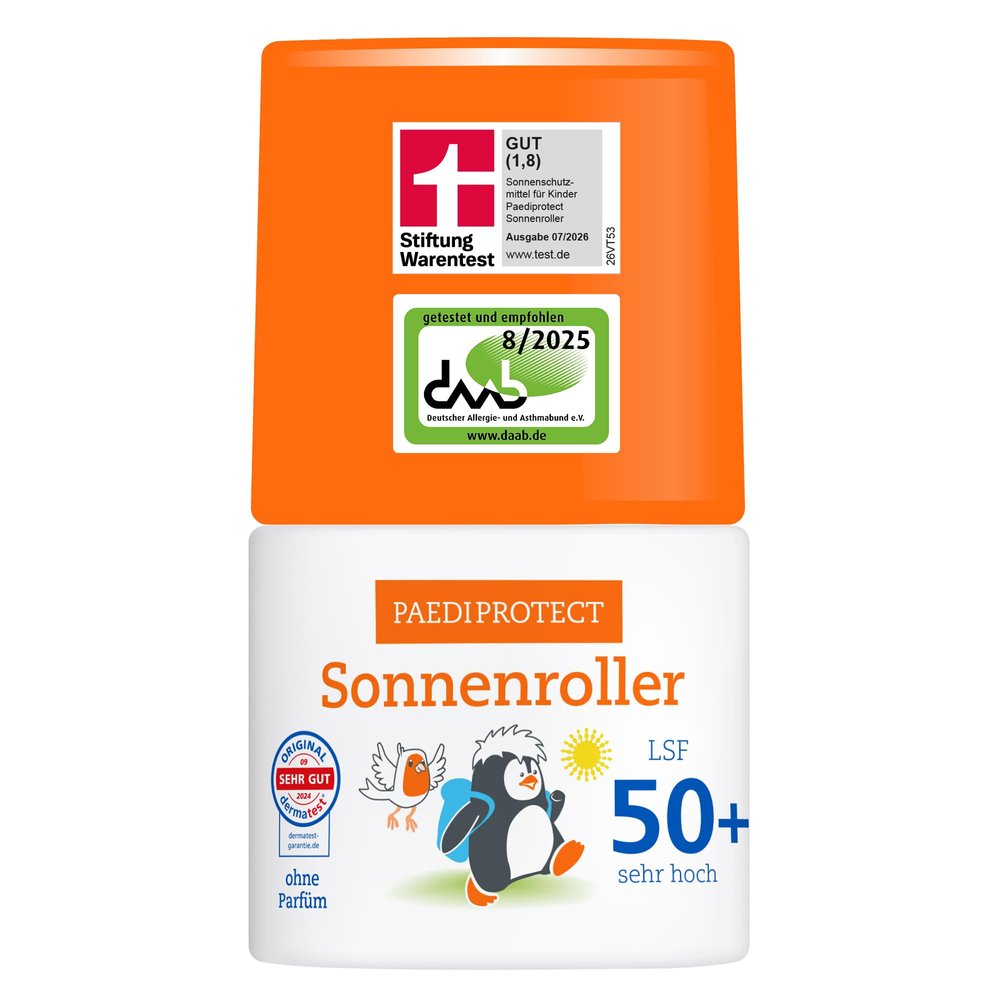 PAEDIPROTECT Sun Roller - SPF 50+, Roll-On Sunscreen, 50 ml