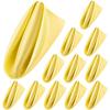 ADJAN Dinner Napkins, 12 Pieces, 50 cm, Square Satin Fabric, Off White view 3