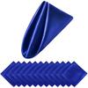 ADJAN Dinner Napkins, 12 Pieces, 50 cm, Square Satin Fabric, Off White view 4