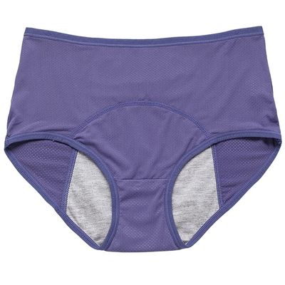 Women's Leak-Proof Menstrual Briefs, 3-Pack, Breathable, Waterproof, 75–85 kg