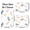 Plush Nap Blanket, Warm Cozy Soft Microfiber Blanket with Cartoon Paw Print view 3