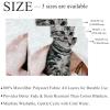 Plush Microfiber Blanket for Cats, Gray view 3