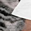 Plush Microfiber Blanket for Cats, Gray view 4