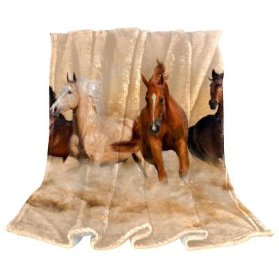 Plush Horse Blanket, Warm and Soft Microfiber