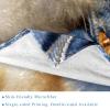 Plush Blanket, Cozy Soft Microfiber Blanket with White Cat Design view 2