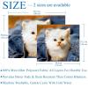 Plush Blanket, Cozy Soft Microfiber Blanket with White Cat Design view 3