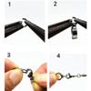 Bavokon Parrot Foot Ring - Stainless Steel Training Tool view 2