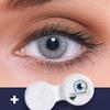 LENZOTICA Classic Gray, -2.25 Diopters, DIA 14.00, Monthly Contact Lenses, 2 Count (1 Pair) view 2