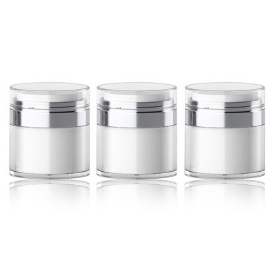 30 mL Airless Pump Jar, Refillable Cosmetic Container