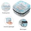 Portable Menstrual Product Storage Bag with Zipper, Jellyfish Design view 3