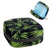 Women's Period Product Storage Bag with Zipper, Tropical Plants view 1